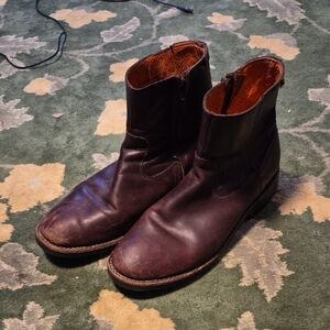 Frye Dark Brown Leather Boots